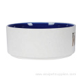 OEM ODM Logo Sublimation Ceramic Pet Dog Bowl